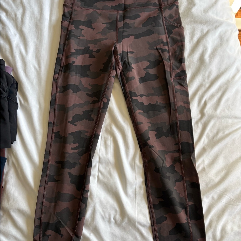 Lululemon Invigorate 25” Camouflage Print Leggings